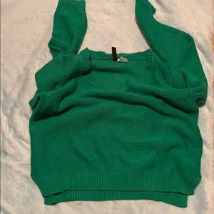 Sweater crop top